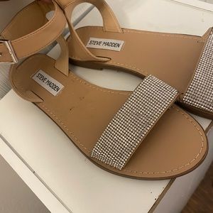 Steve Madden jeweled sandals